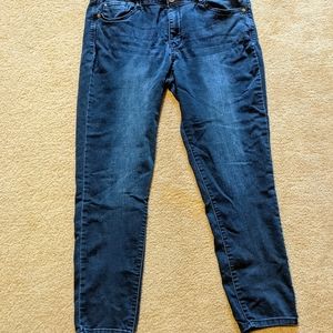 Wallflower Dark Blue Skinny Jeans Size 17